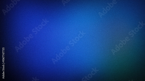 Deep blue gradient background with soft transitions to teal and black, enhanced by a grainy texture. Perfect for modern digital backdrops