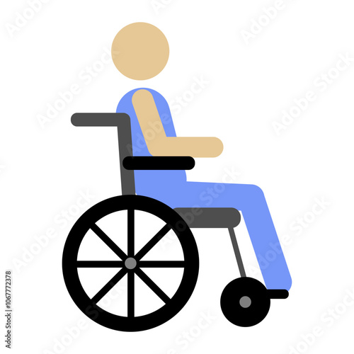 person in wheelchair