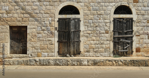 Wallpaper Mural Three Wooden Doors, Lebanon Torontodigital.ca
