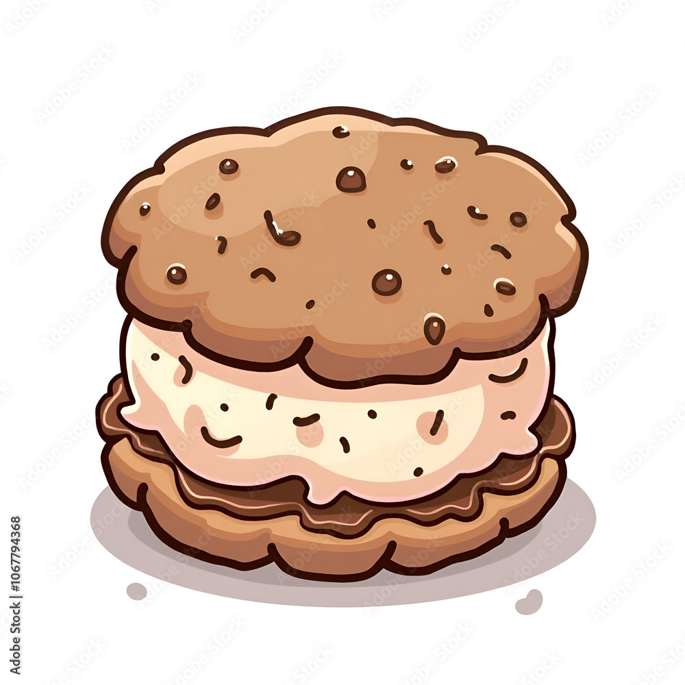 Indulge in the joy of a deliciously crafted dessert experience, digital illustration of food art concept. Indulge in the joy of a deliciously crafted dessert experience, digital illustration of food art concept.