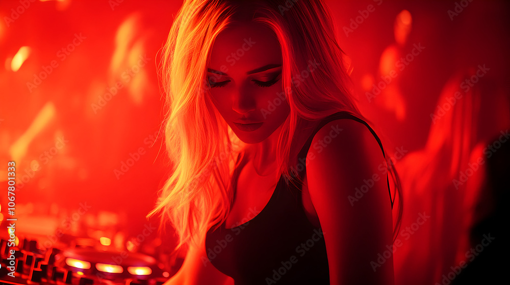 Naklejka premium DJ