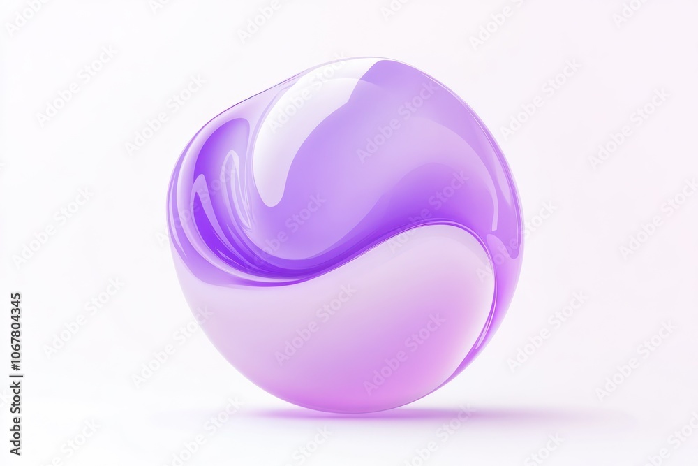 Abstract Purple Orb Abstract Purple Orb