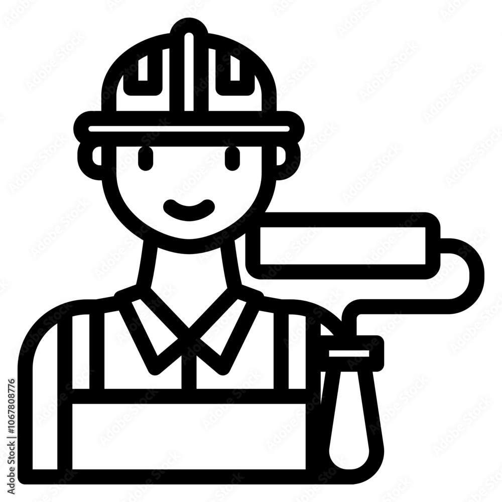 Construction icon related to buildings and heavy equipment Construction icon related to buildings and heavy equipment