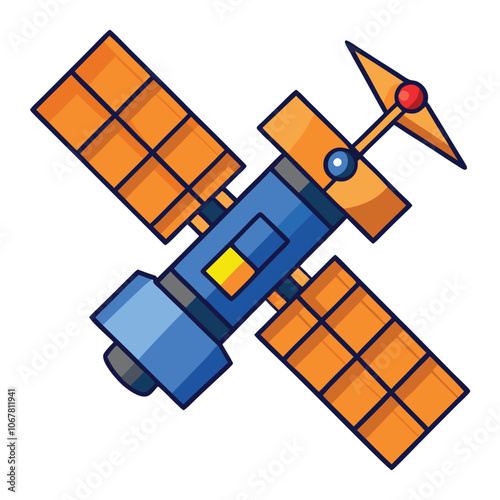 satellite vector illustration photo