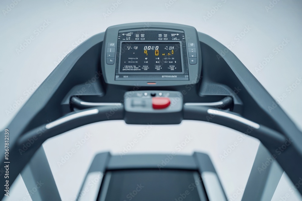 Obraz premium Treadmill Display Close-up