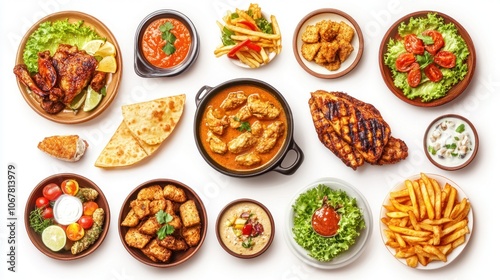 Variety of Dishes