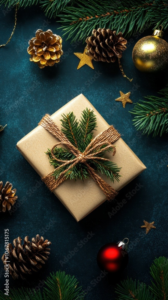 Fototapeta premium Explore creative holiday card design ideas infographic featuring winter abstract themes with free copy space