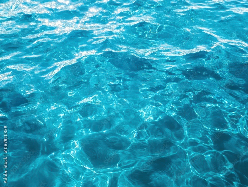 Explore the crystal clear turquoise ocean from above with space for your text Explore the crystal clear turquoise ocean from above with space for your text
