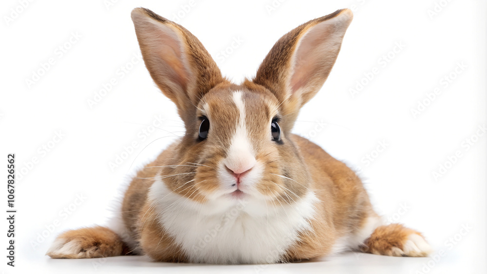 Fototapeta premium rabbit isolated on white