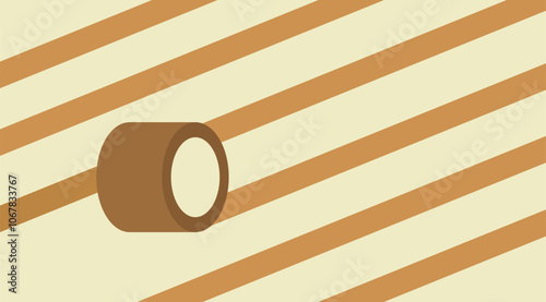 Illustration background duct tape unique design