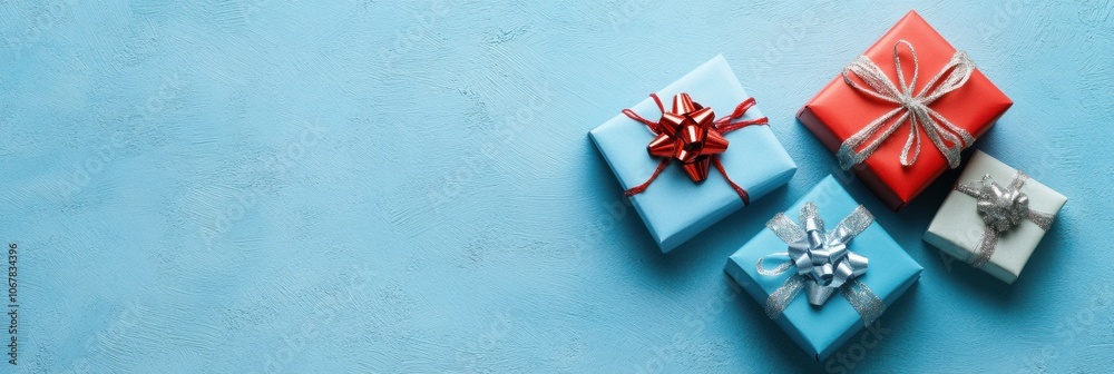 Obraz premium Gift box for holiday closeup view