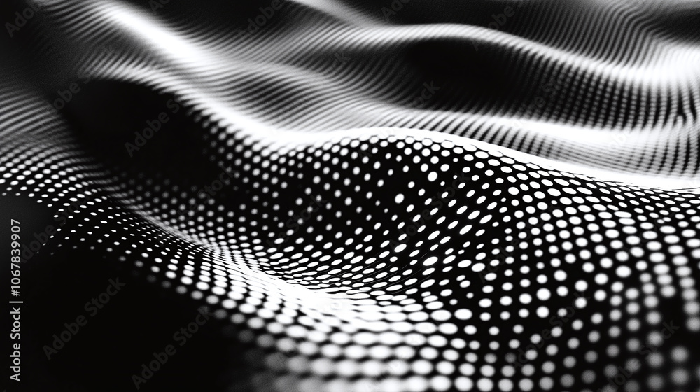 High-Contrast Black and White Halftone Pattern for Editorial Layouts High-Contrast Black and White Halftone Pattern for Editorial Layouts