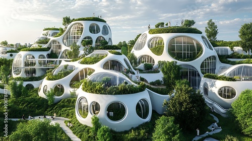 Futuristic Eco-Friendly Residential Complex