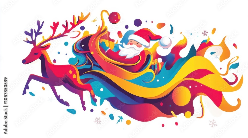 Obraz premium colorful background with splashes
