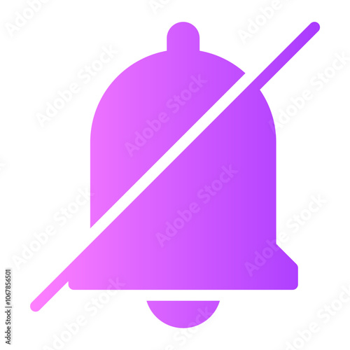 mute gradient icon