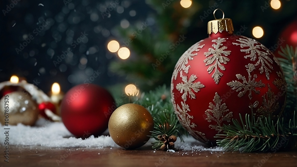 christmas decoration on a tree