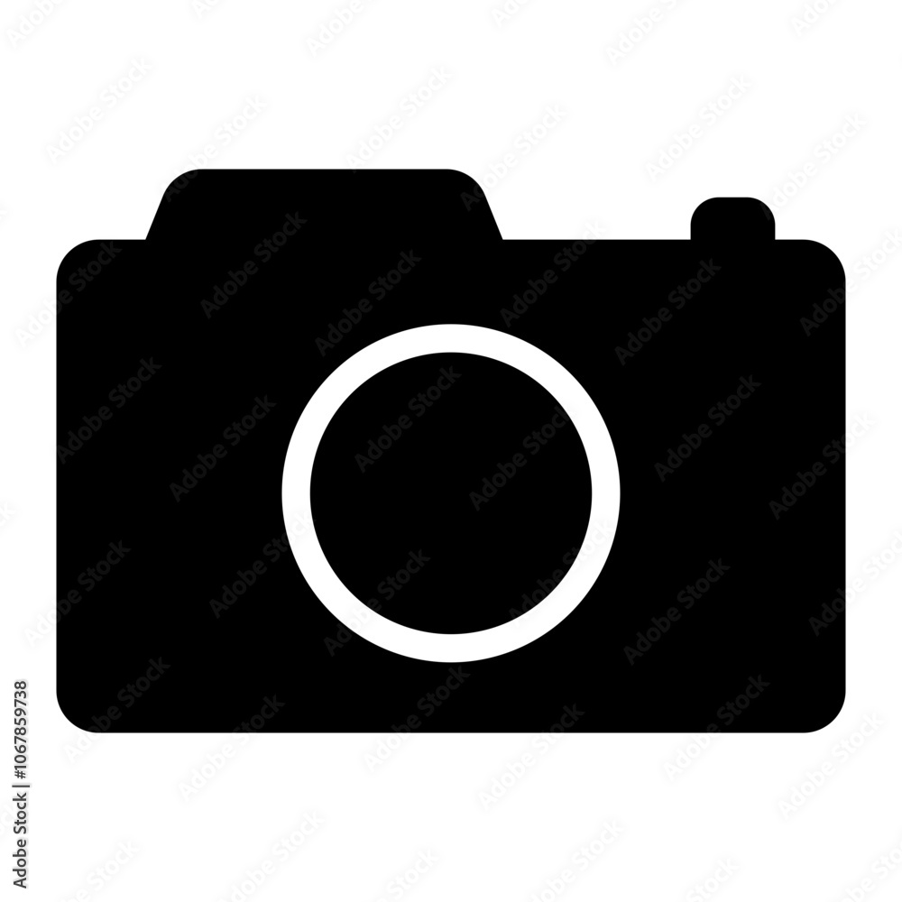 camera glyph icon