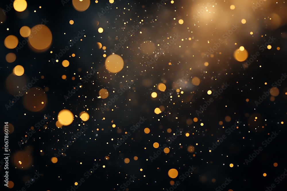 Glittering lights and dust particles on a transparent background, creating a holiday sparkle. Glittering lights and dust particles on a transparent background, creating a holiday sparkle.