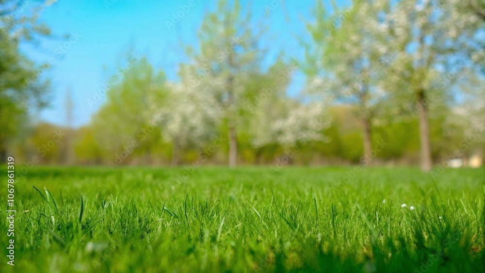 A sunny spring park scene featuring green grass, flowering trees, and a bright bokeh light background, ideal for product display.
A sunny spring park scene featuring green grass, flowering trees, and a bright bokeh light background, ideal for product display.