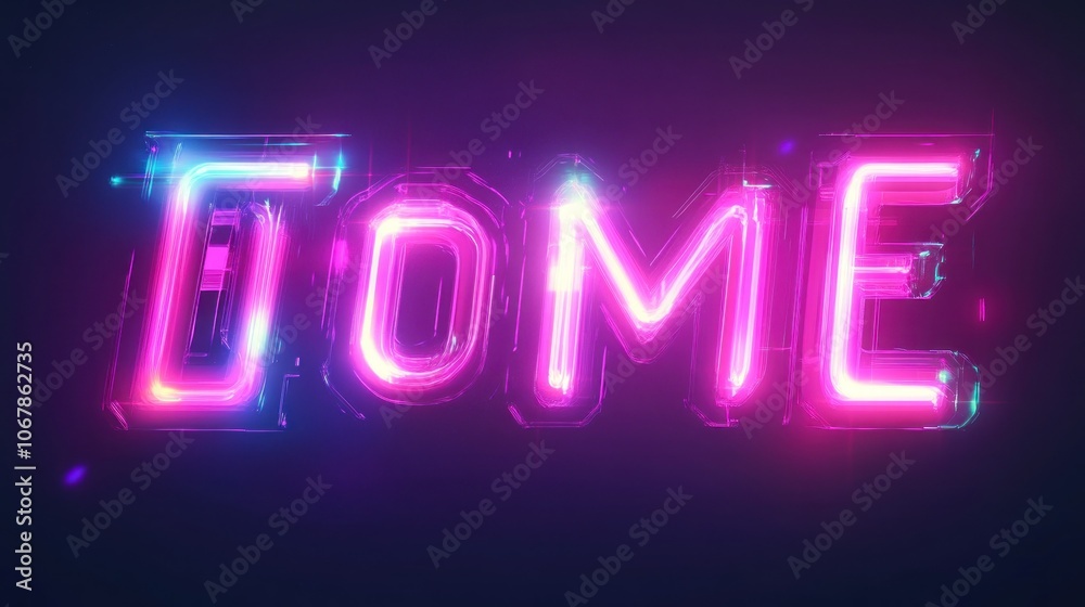 Cyberpunk text effect on dark background, neon colors, futuristic style, editable Cyberpunk text effect on dark background, neon colors, futuristic style, editable