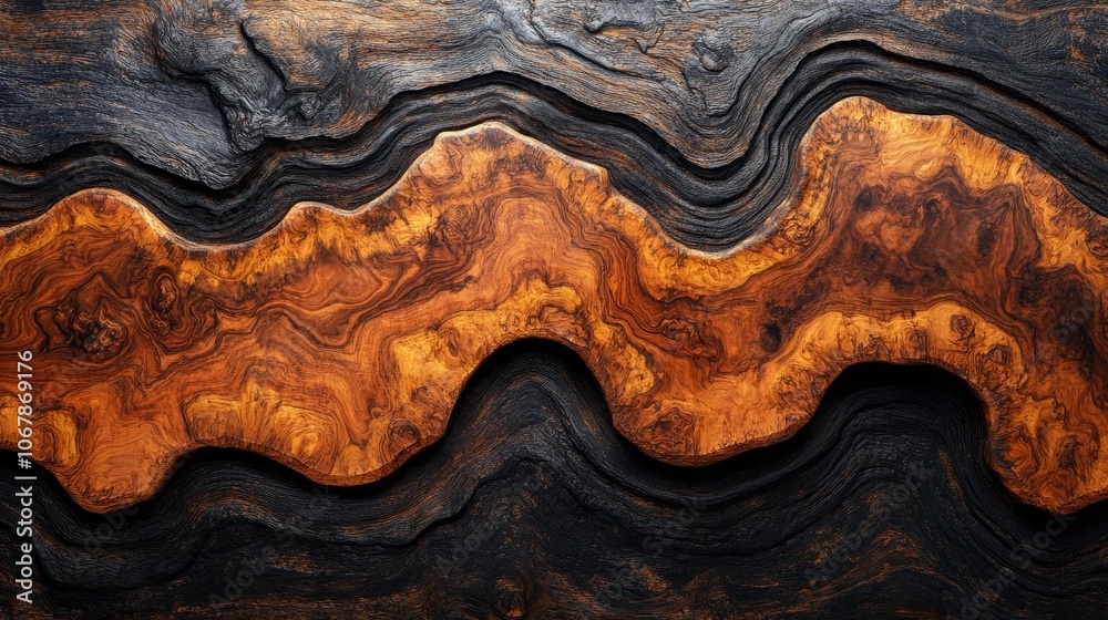 Top View of Textured Pine Wood. Generative AI Top View of Textured Pine Wood. Generative AI