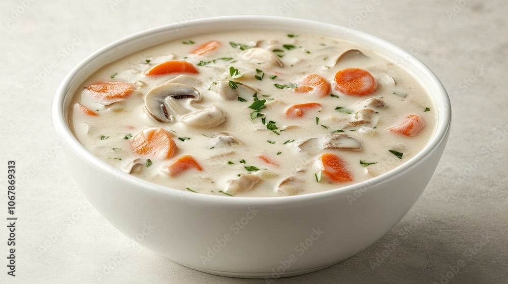 Creamy Clam Chowder in a Hearty Bowl Creamy Clam Chowder in a Hearty Bowl