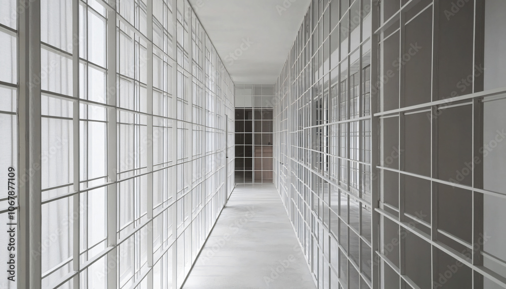 Minimalist and unique interior design in the house