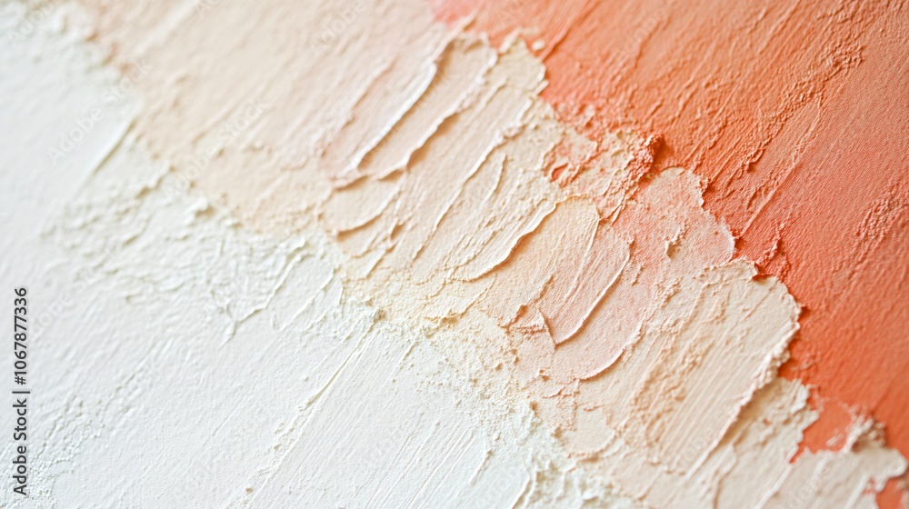 Abstract Textured Background in White, Cream and Coral Abstract Textured Background in White, Cream and Coral