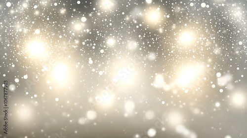 Shimmering vector dust and white sparkling lights creating a magical holiday glow, ideal for festive designs