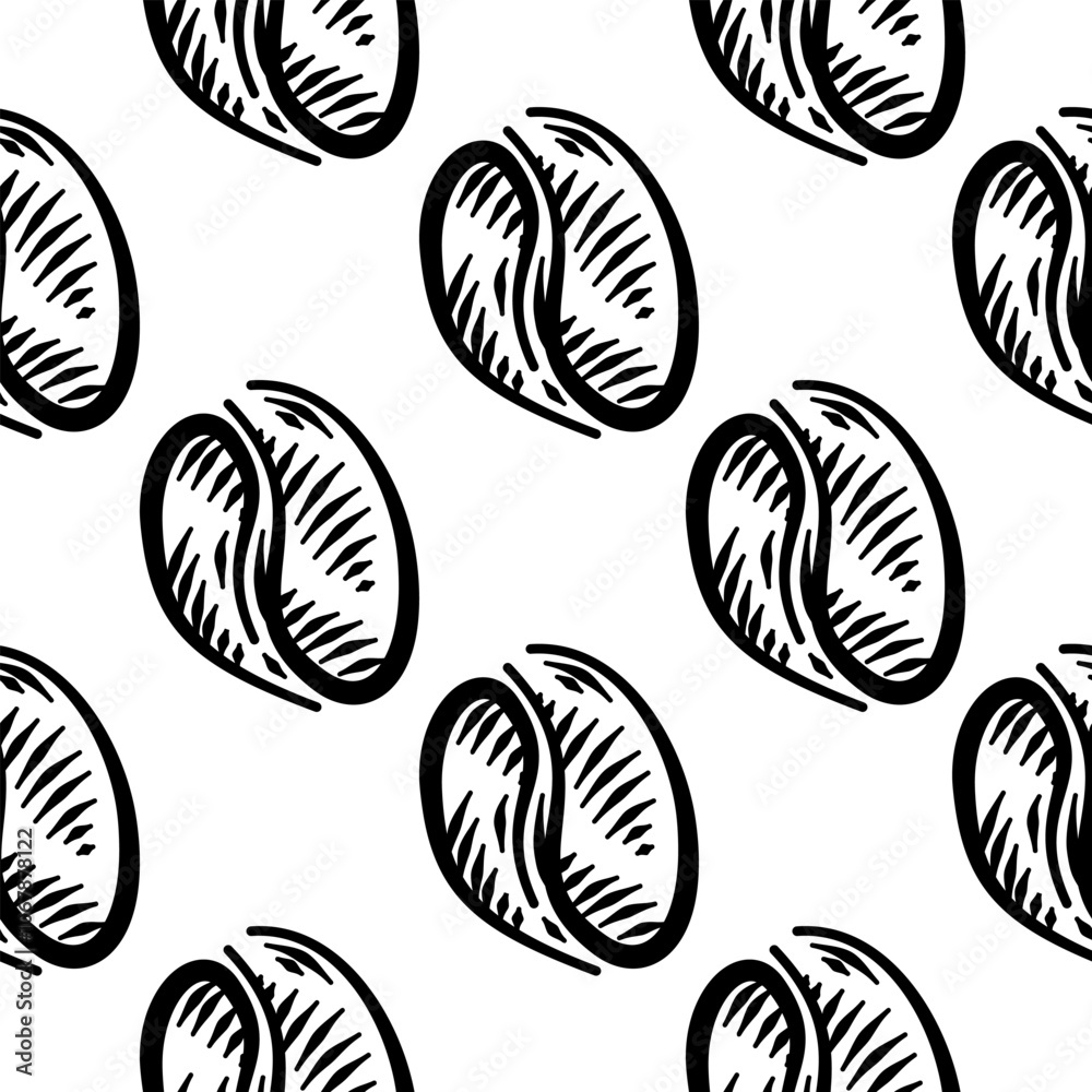 Coffee beans pattern for packaging. Coffee beans pattern background. Coffee beans background. Pattern background with coffee beans. Coffee beans pattern for packaging. Coffee beans pattern background. Coffee beans background. Pattern background with coffee beans.