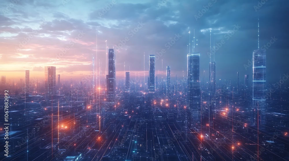 Explore the futuristic cityscape illuminated by neon lights Explore the futuristic cityscape illuminated by neon lights