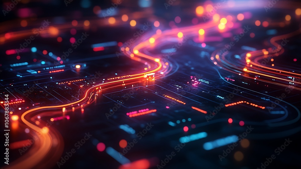Visualize data flow with dynamic light patterns Visualize data flow with dynamic light patterns