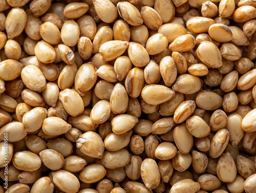 Close-Up of Raw Quinoa Seeds with Fine Texture