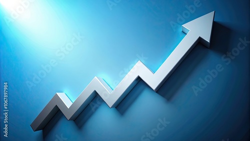 of arrow up market stocks background concept, stock market, financial, investment, growth, success, bullish, trading, upswing photo