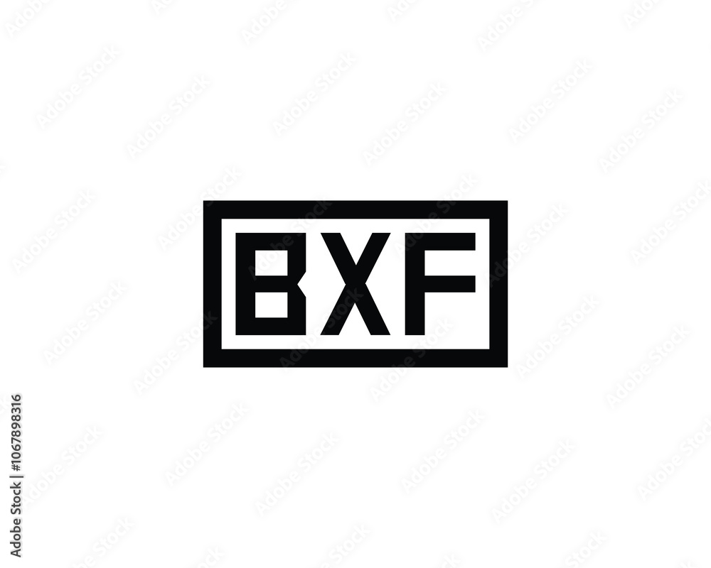 BXF logo design vector template. BXF BXF logo design vector template. BXF