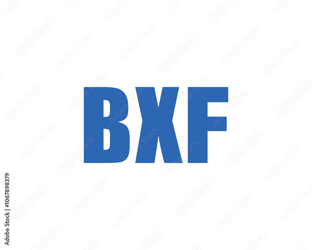 BXF logo design vector template. BXF BXF logo design vector template. BXF