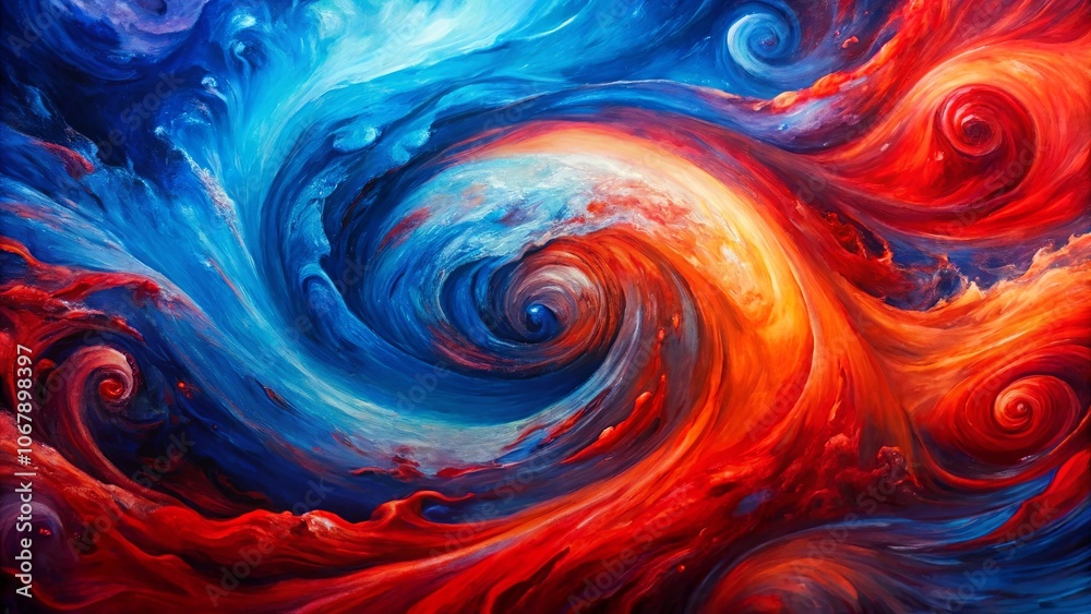 Abstract Swirling Composition of Vibrant Hues and Dynamic Forms in a Chaotic Dance of Color and Motion Abstract Swirling Composition of Vibrant Hues and Dynamic Forms in a Chaotic Dance of Color and Motion