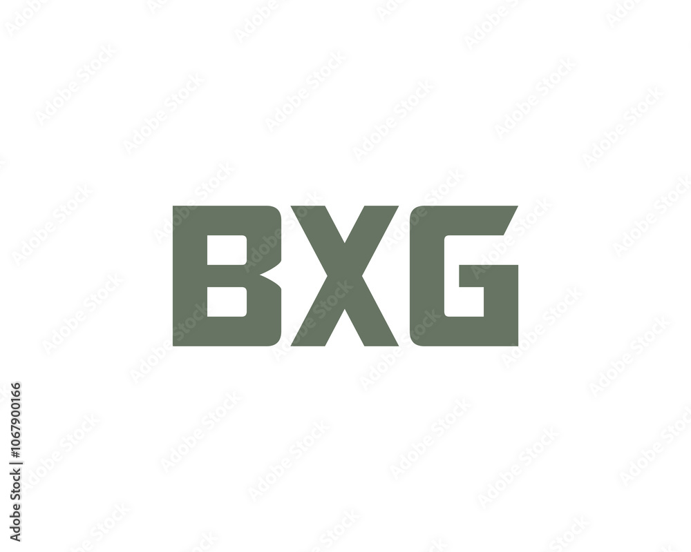 BXG Logo design vector template. BXG BXG Logo design vector template. BXG