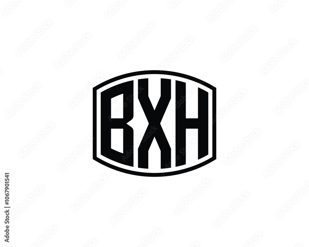 BXH logo design vector template. BXH BXH logo design vector template. BXH