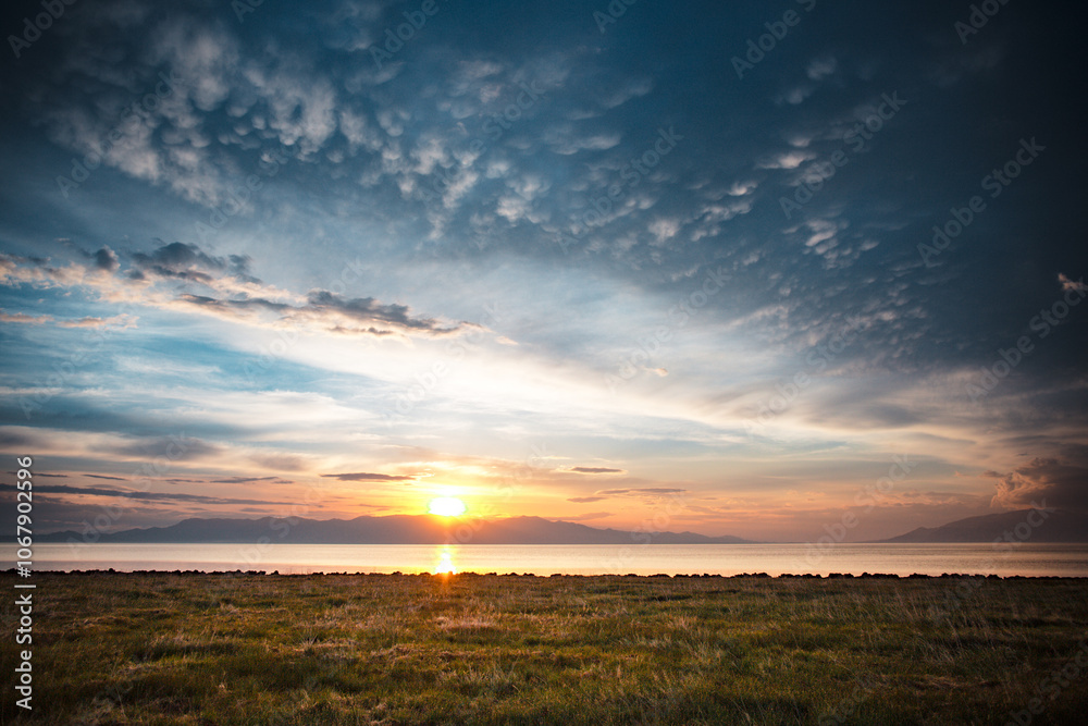 The scenery of Yili, Xinjiang, China in summer