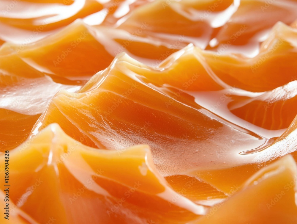 Intricate Texture of Raw Salmon Fillet in Macro Shot Intricate Texture of Raw Salmon Fillet in Macro Shot