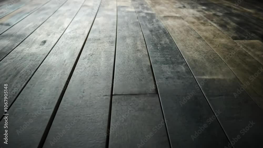 A close-up view of a wooden floor, with the planks running diagonally across the frame A close-up view of a wooden floor, with the planks running diagonally across the frame