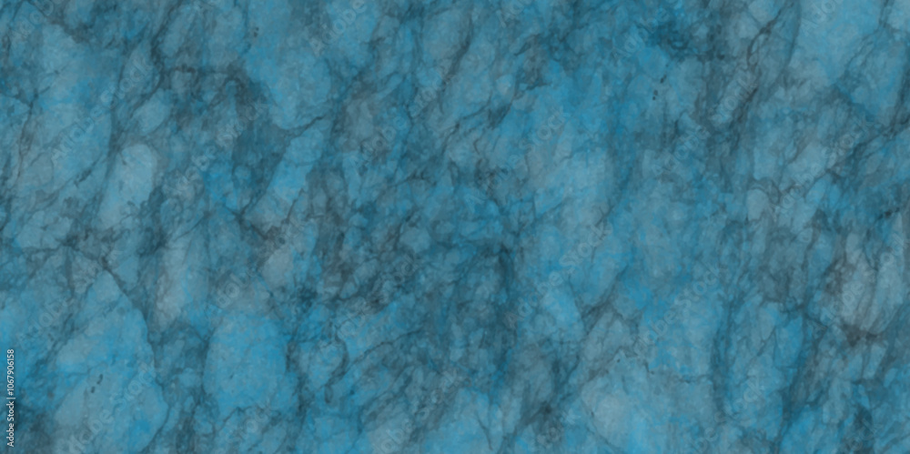 Modern cyan and black grungy seamless texture with elegant marble texture with luxurious rock stone pattern vector background, abstract artwork granite surface floor tile marble background.