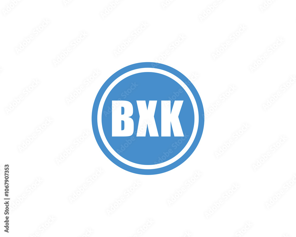BXK logo design vector template. BXK BXK logo design vector template. BXK