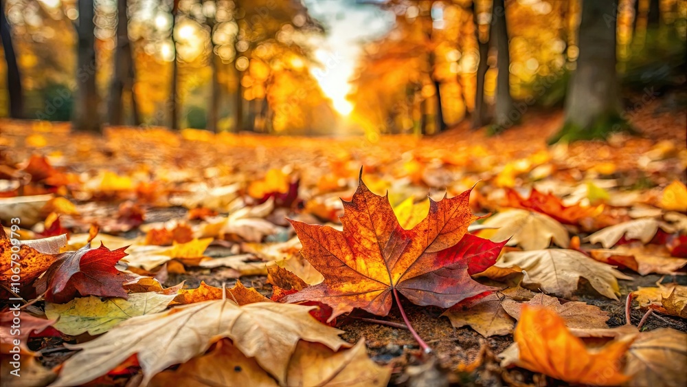 Beautiful fallen leaves covering the ground , autumn, foliage, colorful, seasonal, nature, forest, outdoors, vibrant, earthy, peaceful Beautiful fallen leaves covering the ground , autumn, foliage, colorful, seasonal, nature, forest, outdoors, vibrant, earthy, peaceful