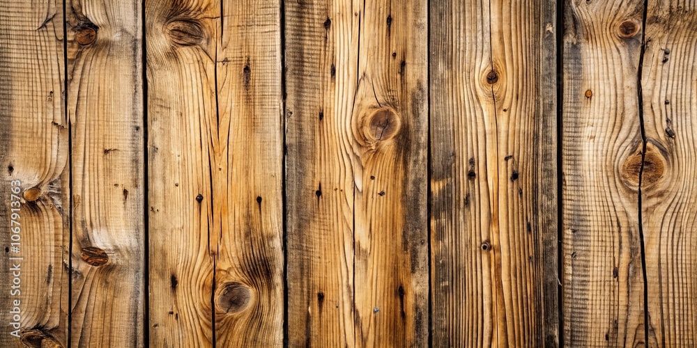 A close-up view of weathered wood planks, showcasing the intricate grain patterns and natural knots, revealing the history of the wood and its resilience to time. A close-up view of weathered wood planks, showcasing the intricate grain patterns and natural knots, revealing the history of the wood and its resilience to time.