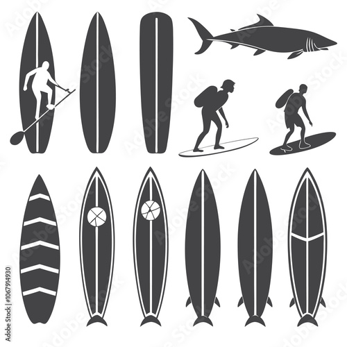 surf board vector