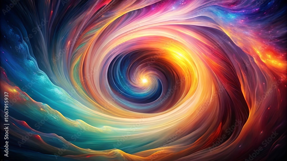 Cosmic Tapestry of Swirling Colors and Ethereal Light Cosmic Tapestry of Swirling Colors and Ethereal Light