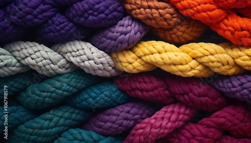 Unity and Strength Concept . Team rope diverse strength connect partnership together teamwork unity communicate support. Strong diverse network rope team concept integrate cooperation empower power.