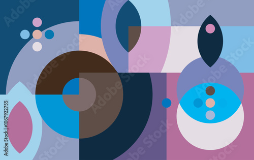 colorful abstract art for wall decoration
